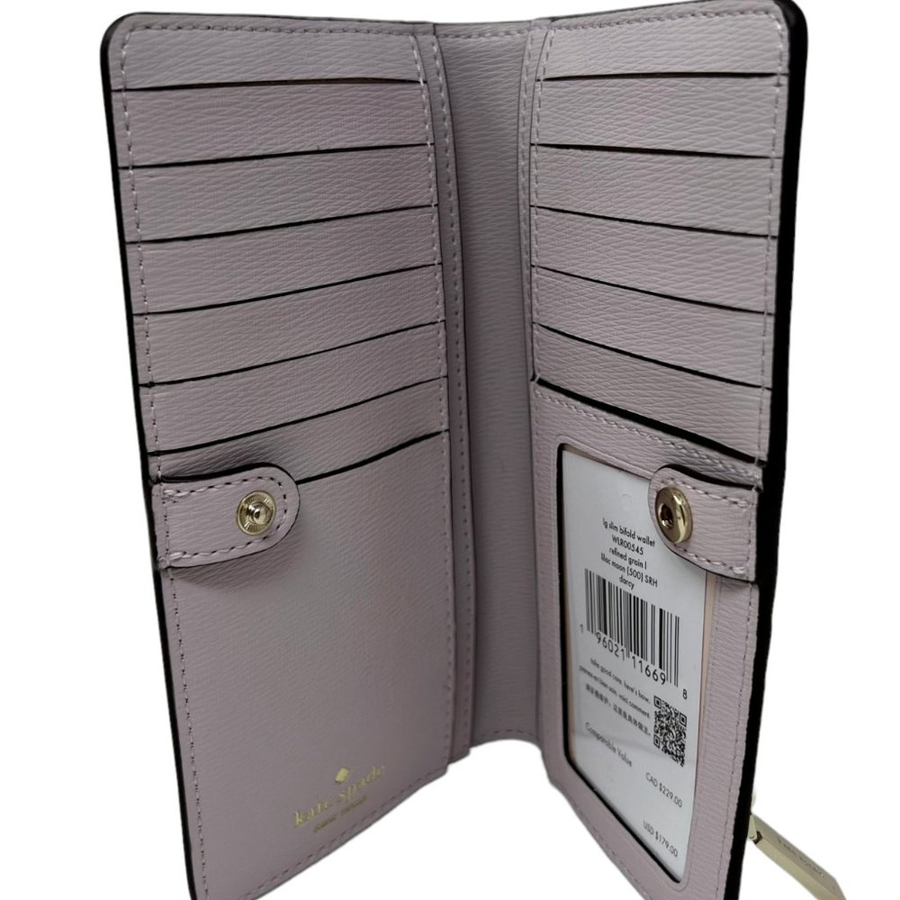 Kate Spade Lawrie wallet in City Fog (grey)